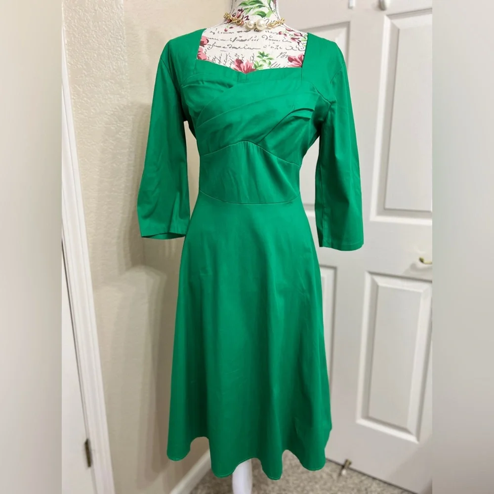 Acevog Green Dress size L - Picture 1 of 6